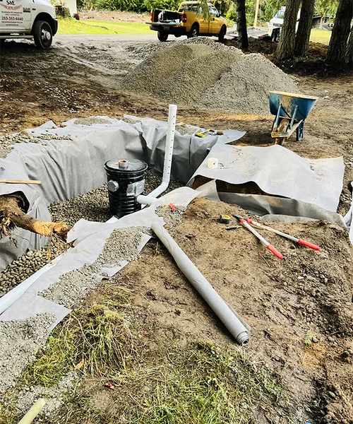 French Drain Services in Gig Harbor 